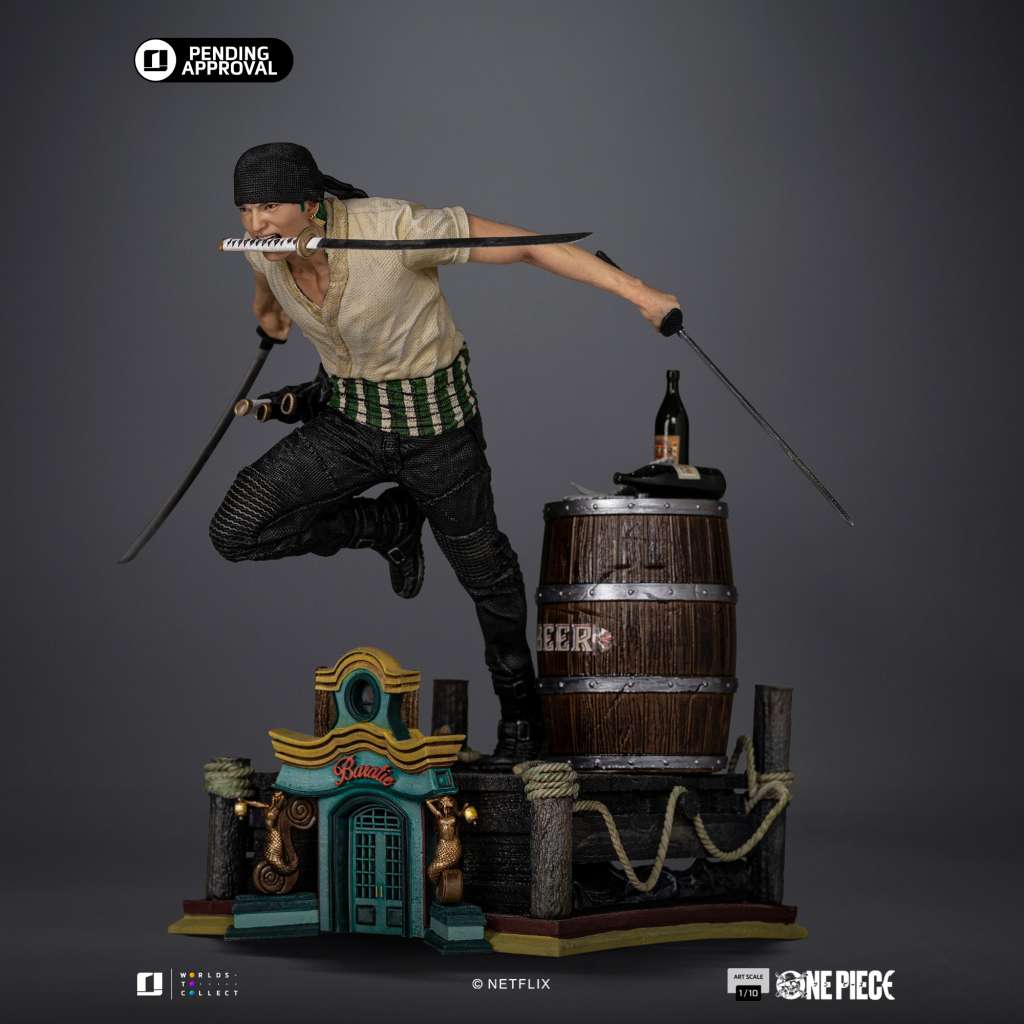 One Piece Netflix Zoro 1/10 Statue