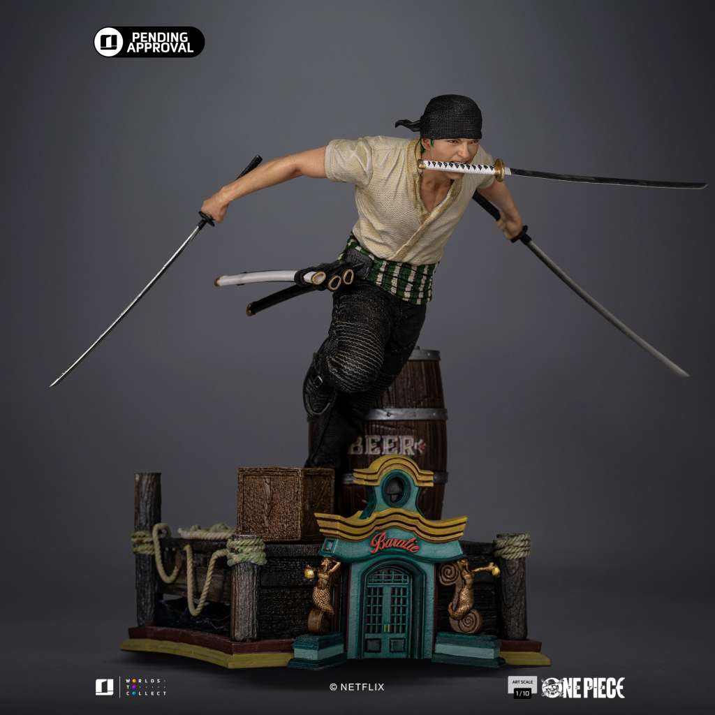 One Piece Netflix Zoro 1/10 Statue