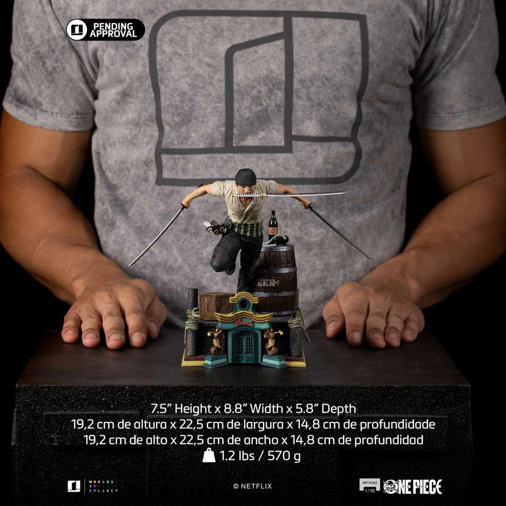 One Piece Netflix Zoro 1/10 Statue