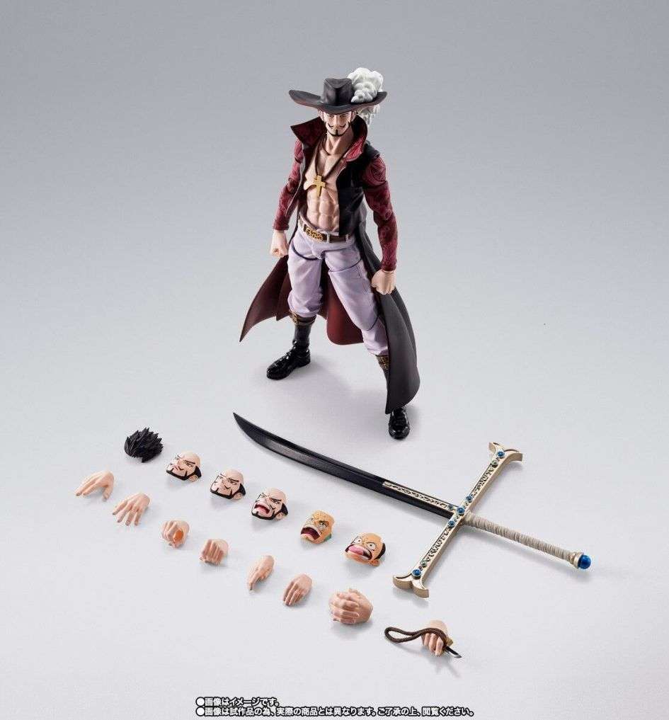 One Piece Dracule Mihawk Hawkeye Shf