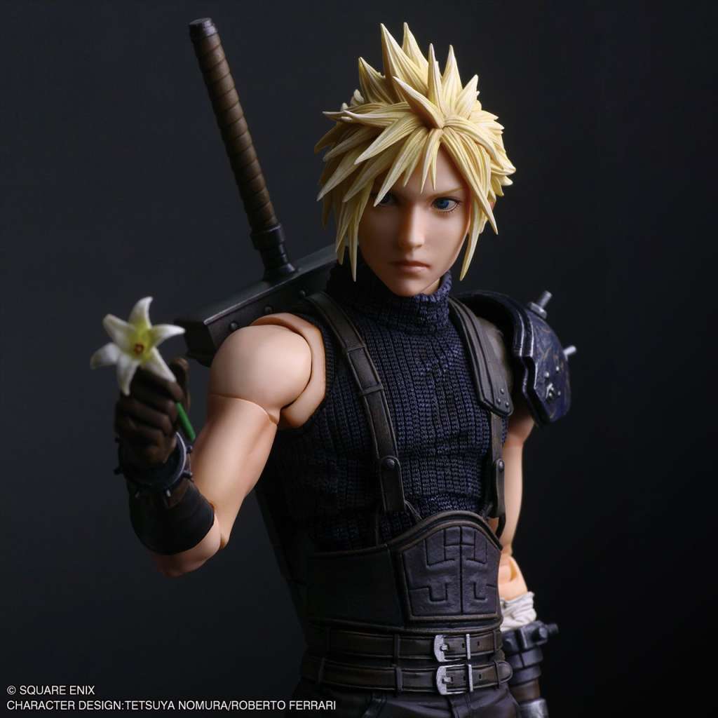 Final Fantasy 7 Rebirth Cloud Strife Play Arts Shin