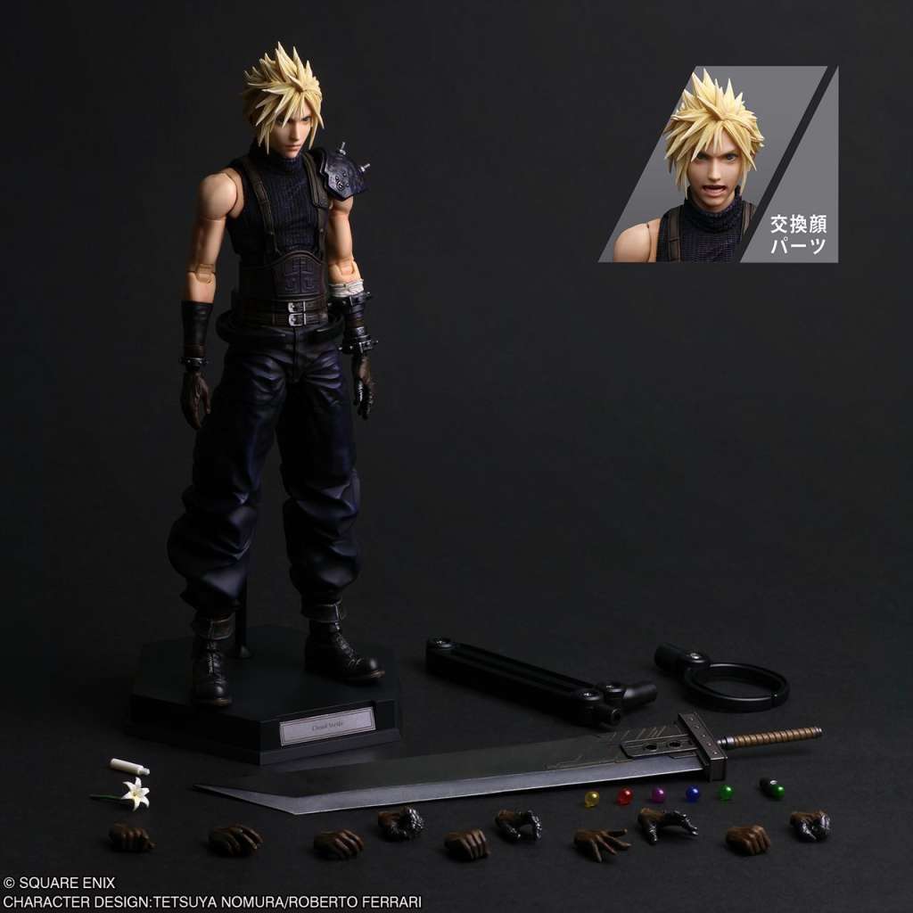 Final Fantasy 7 Rebirth Cloud Strife Play Arts Shin