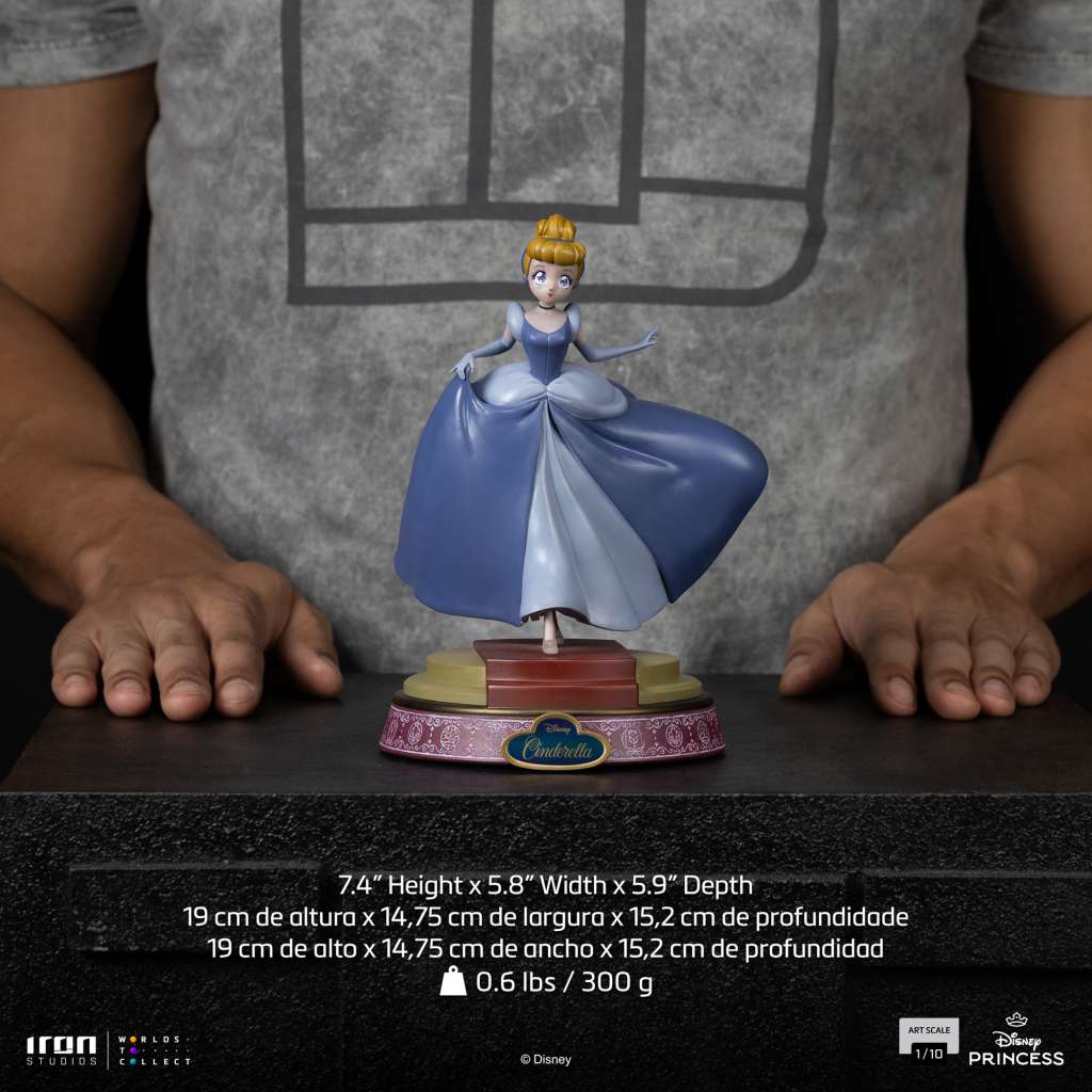 Disney Anime Princess Cinderella Pvc Statue