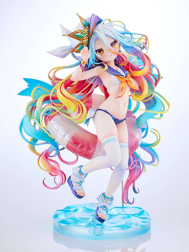 No Game No Life Shiro Sailor Style Swimsuit Figure