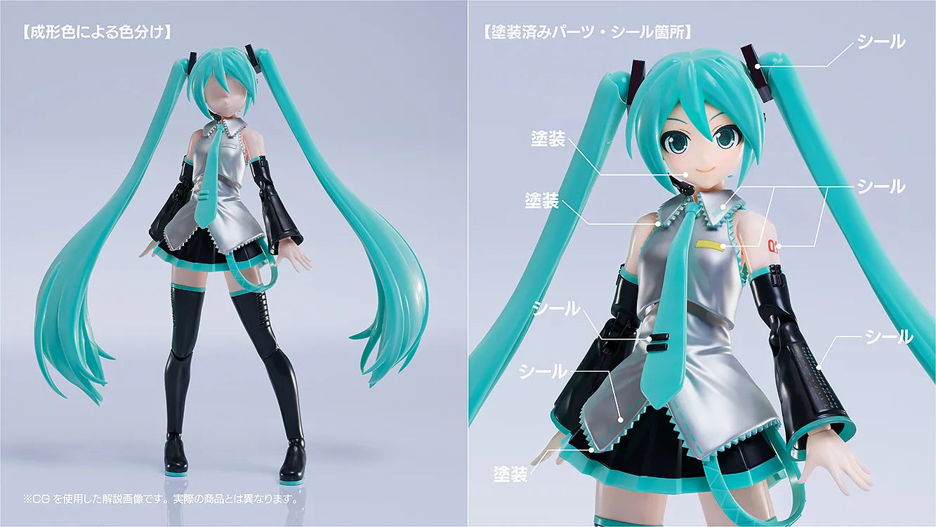 Hatsune Miku Plamatea Model Kit