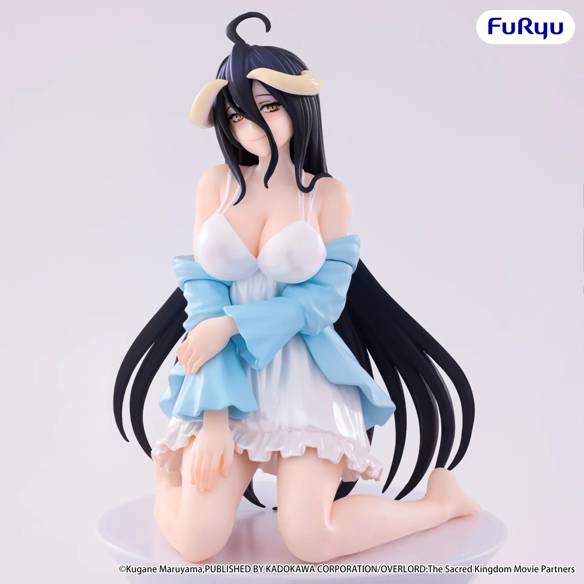 Overlord Albedo Loungewear Pearl White Noodle Stopper Figure