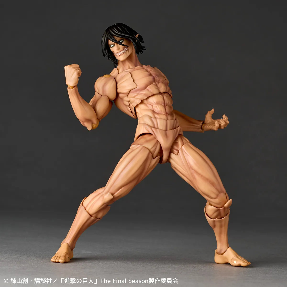 Revoltech A.y. Attack On Titan Attack Titan Action Figure 2027 Re-release Action Figure