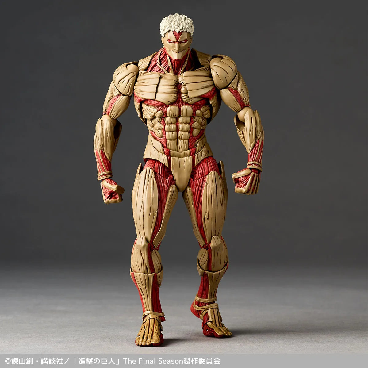 Revoltech A.y.attack On Titan Armored Titan 2027 Re-release Action Figure