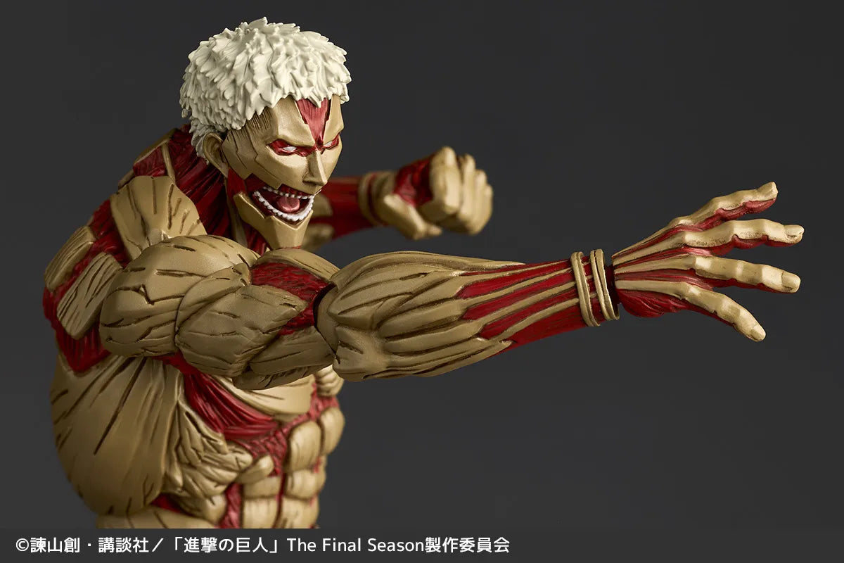 Revoltech A.y.attack On Titan Armored Titan 2027 Re-release Action Figure