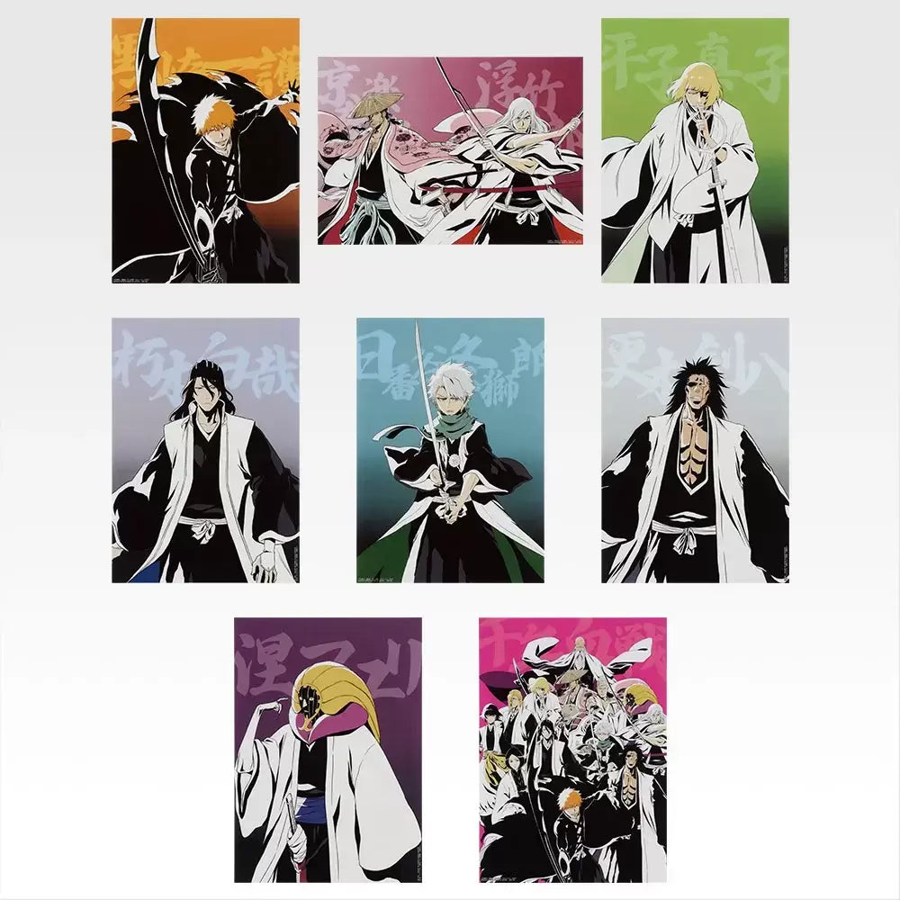 Ichiban Kuji Bleach Stirring Souls Vol.4 - G Prize Clear Poster Complete Set of 8 Types Quantity  1