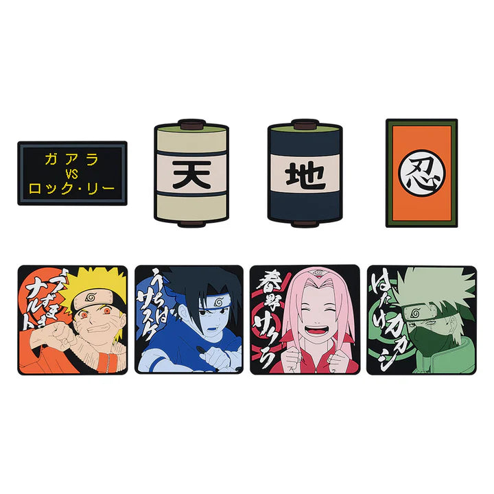 Ichiban   Kuji   Naruto   Chunin   Exam   Edition   -   J   Prize   Rubber   Coaster   Complete   Set   of   8   Types