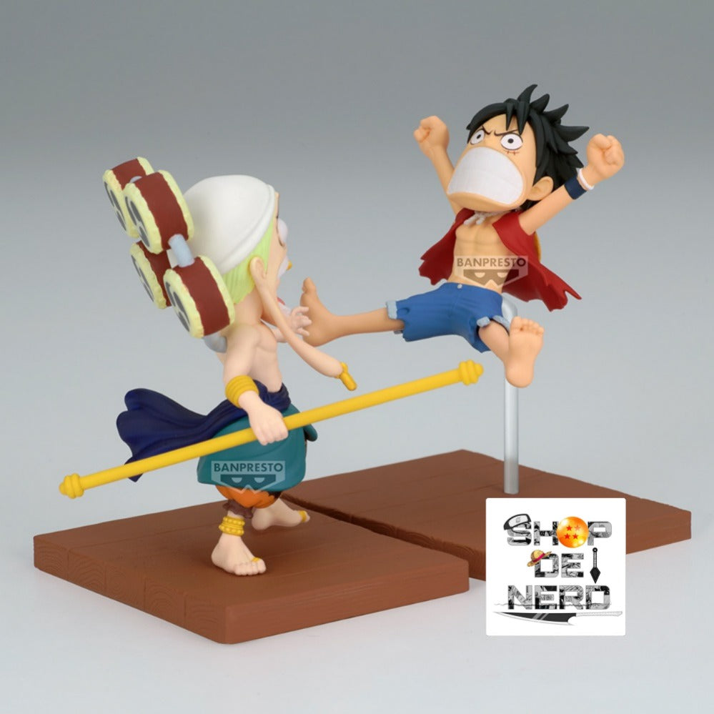 One Piece - Monkey D. Luffy and Enel Log Stories World Mini Figure