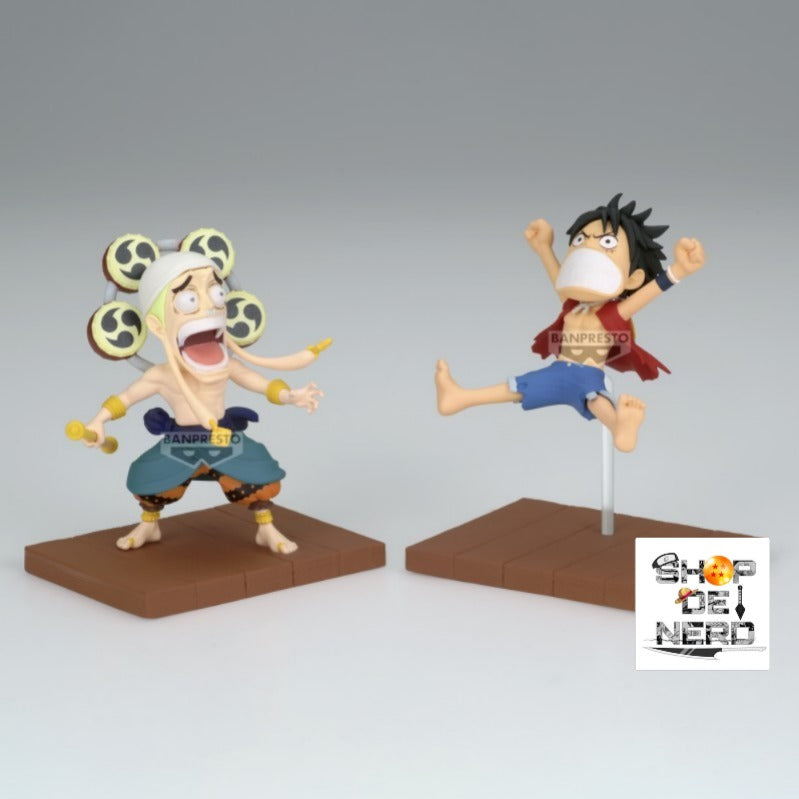 One Piece - Monkey D. Luffy and Enel Log Stories World Mini Figure