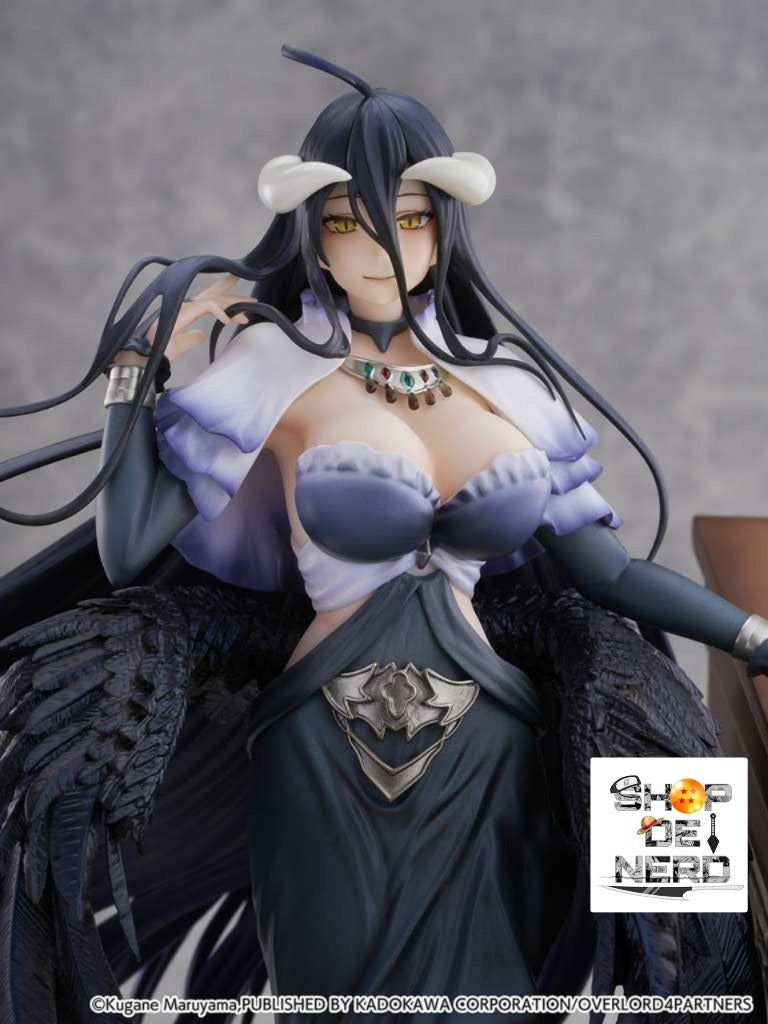 Overlord Albedo Jet Black Dress 1/7