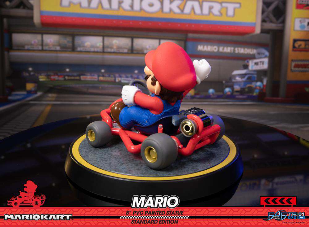 Mario Kart Mario Pvc Paint Deluxe Statue