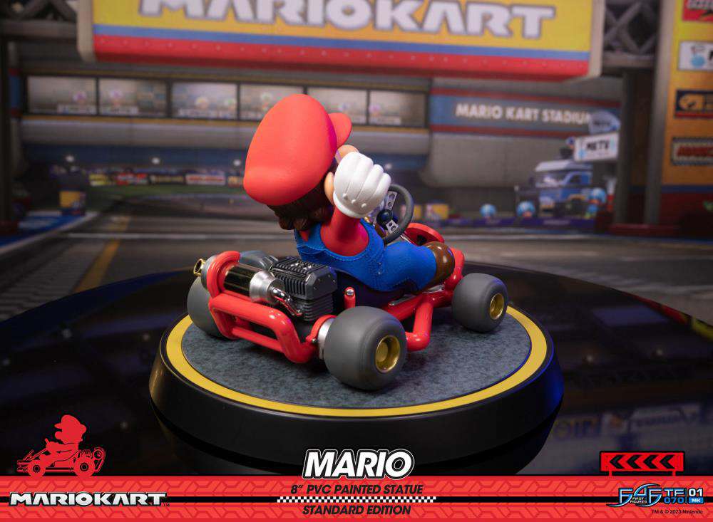 Mario Kart Mario Pvc Paint Deluxe Statue