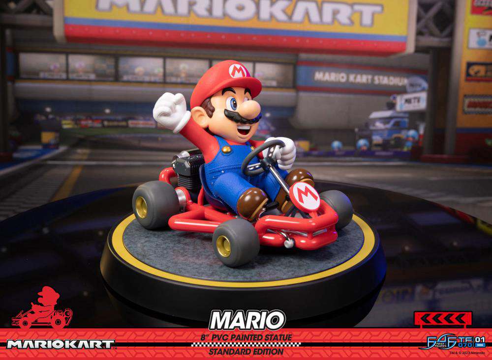 Mario Kart Mario Pvc Paint Deluxe Statue