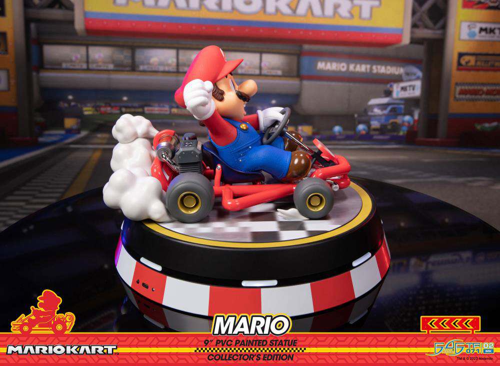 Mario Kart Mario Pvc Paint Deluxe Statue