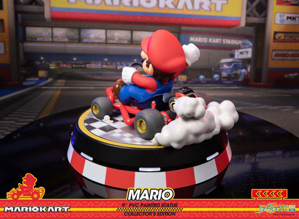 Mario Kart Mario Pvc Paint Deluxe Statue