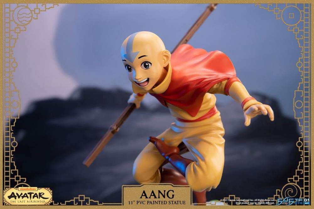 Avatar The Last Airbender Aang 11 Pvc Collector Edition Painted Statue