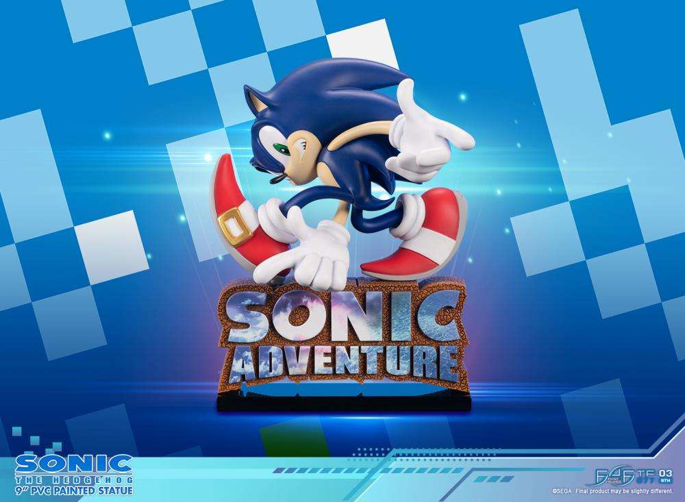 Sonic Adventure Sonic The Hedgehog Collector Edition Pvc Statue