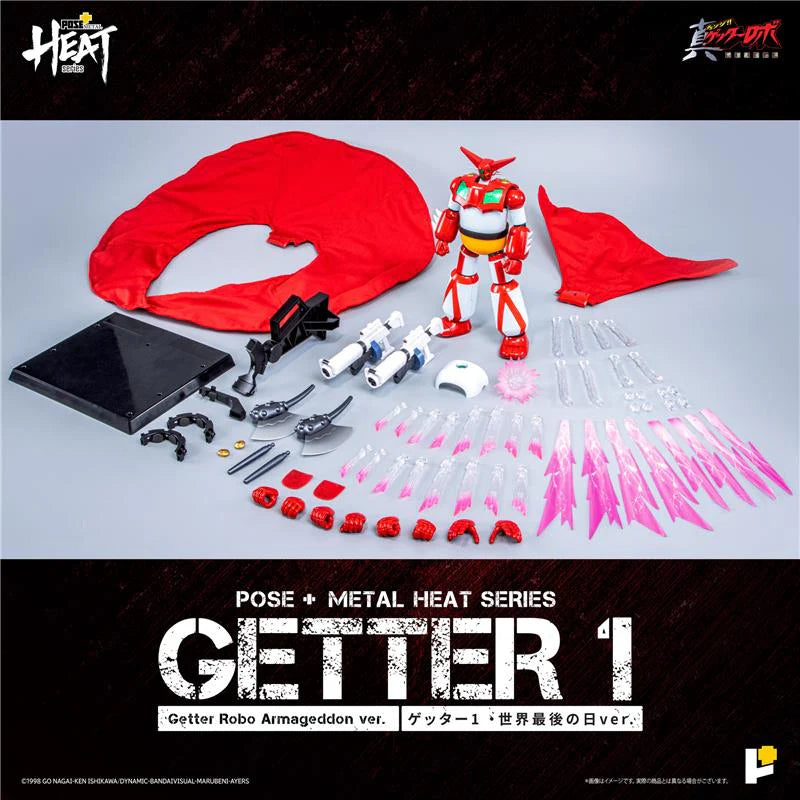 POSE+ METAL HEAT SERIES GETTER1 (GETTER ROBO ARMAGEDDON VER.)