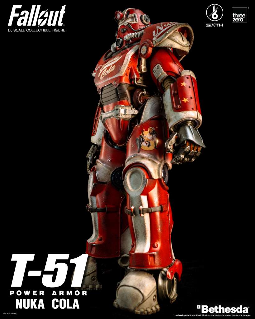 Fallout T-51 Nuka Cola Power Armor 1/6 Af THREEZERO