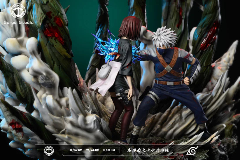 Surge Studio 1/7 Naruto Hatake Kakashi & Nohara Rin Statue W/ LED