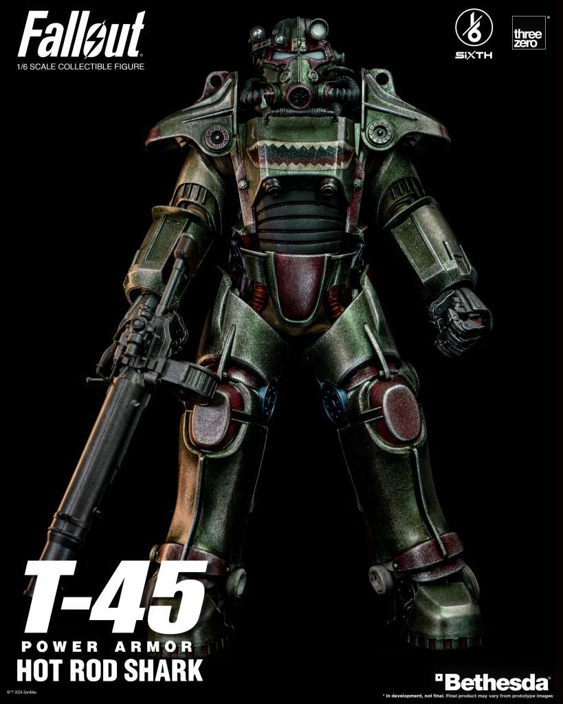 Fallout T-45 Hot Rod Shark Power Armor 1/6 Af