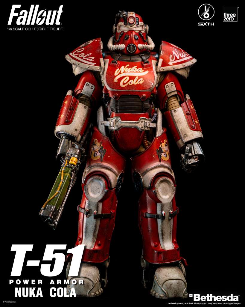 Fallout T-51 Nuka Cola Power Armor 1/6 Af THREEZERO