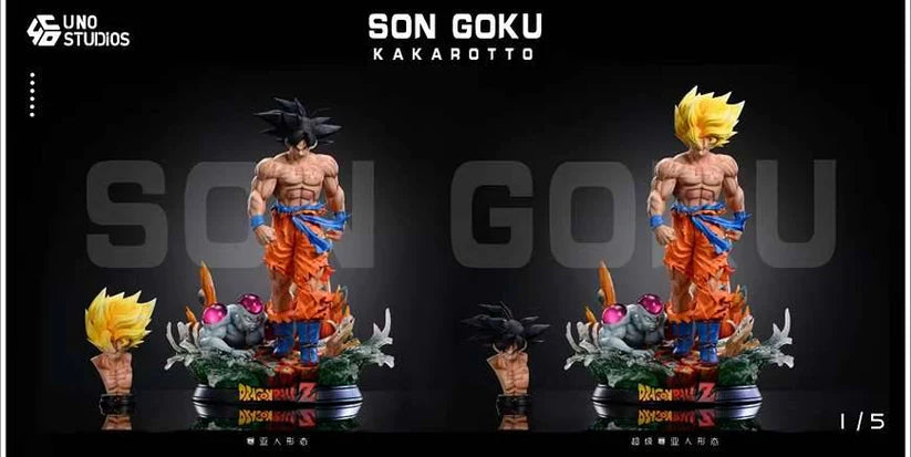 UNO Studio 1/3 & 1/5 Dragon Ball Son Goku VS Frieza Statue