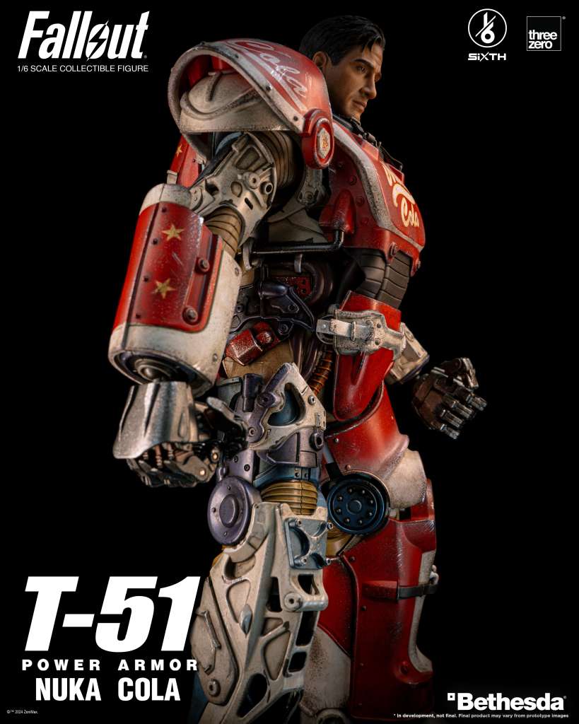 Fallout T-51 Nuka Cola Power Armor 1/6 Af THREEZERO