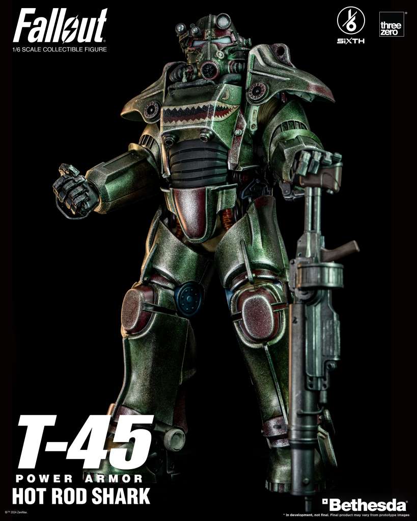 Fallout T-45 Hot Rod Shark Power Armor 1/6 Af