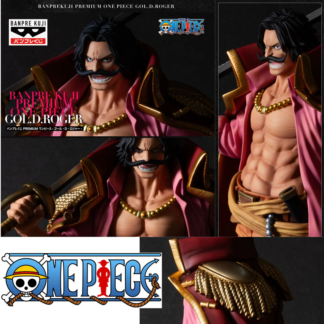 Banpresto   Kuji   Premium   One   Piece   Vol.3   -   C   Prize   Gol   D.   Roger   Metal   Color   Ver.