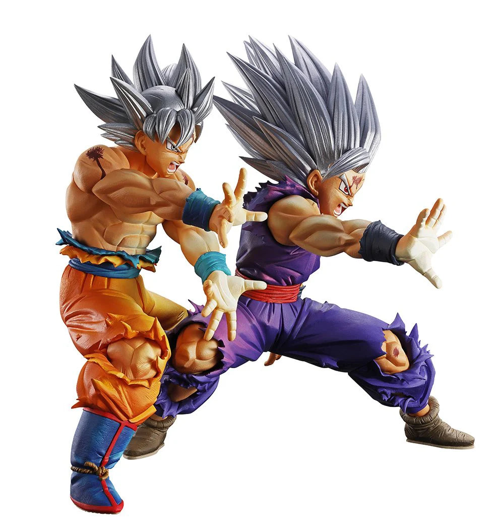 Dragon   Ball   Super   10th   Anniversary   Edition   Son   Goku   Ultra   Instinct   &   Son   Gohan   Beast   MASTERLISE   OUTSIDE   Figure   Set + V-JUMP2 Esclusivo!
