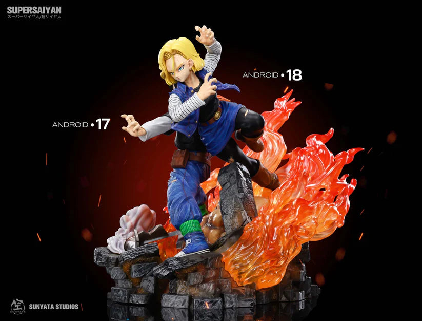 Sunyata Studio 1/6 Dragon Ball Android 17 & Android 18 Statue