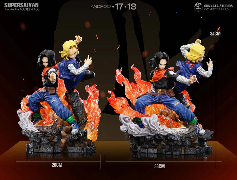 Sunyata Studio 1/6 Dragon Ball Android 17 & Android 18 Statue