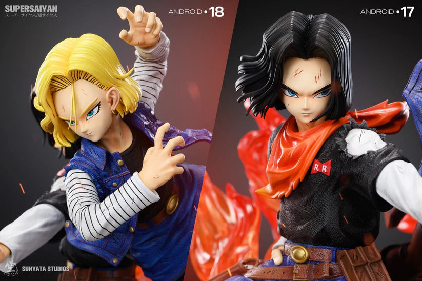 Sunyata Studio 1/6 Dragon Ball Android 17 & Android 18 Statue