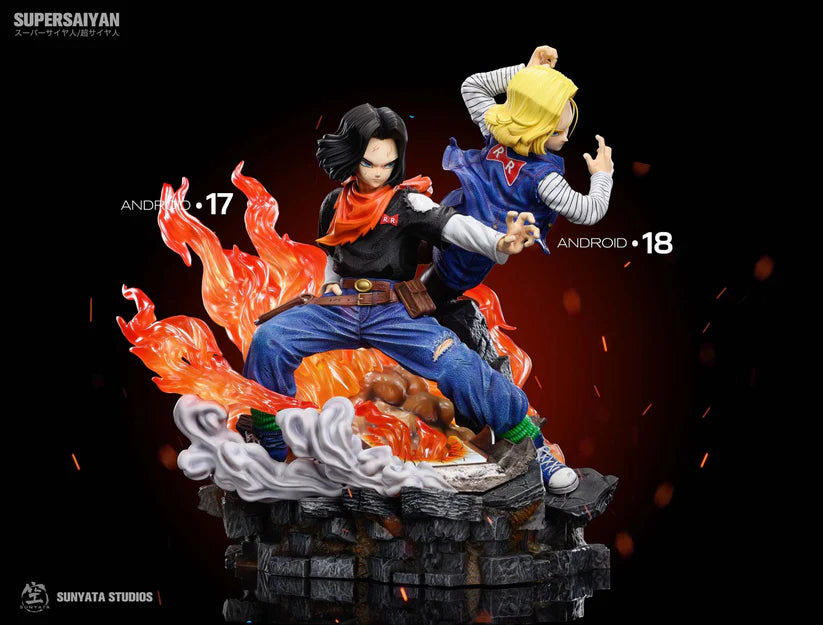 Sunyata Studio 1/6 Dragon Ball Android 17 & Android 18 Statue