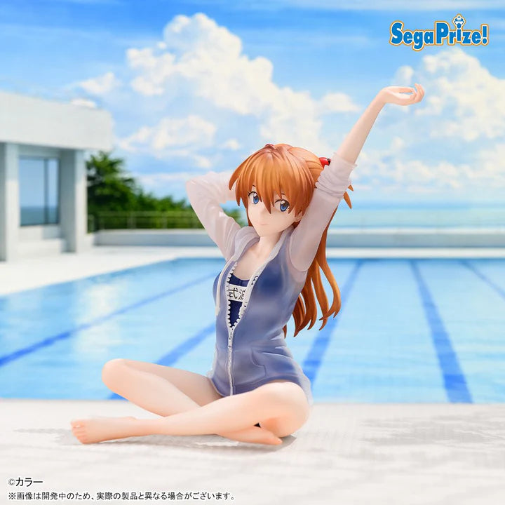 [Special   Bundle]   Evangelion:   New   Theatrical   Edition   Yumemirize   Figure   -   Asuka   Langley   Sohryu   &   Rei   Ayanami   School   Swimsuit   Ver.   Complete   Set   of   2