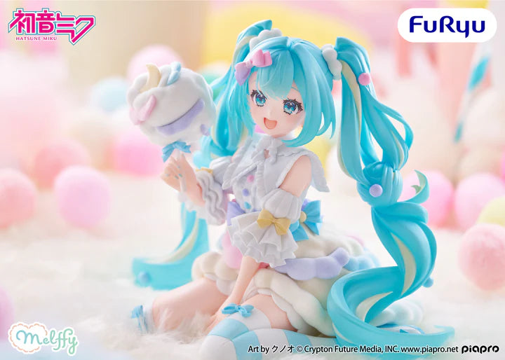 Hatsune   Miku   Melffy   Figure   -   Hatsune   Miku   Cotton   Candy   Theme   Ver.