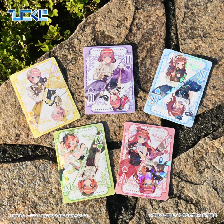 Hiko   Kuji   The   Quintessential   Quintuplets   -   J   Prize   Hologram   &   Clear   Card   Set   Complete   Set   of   10   Types
