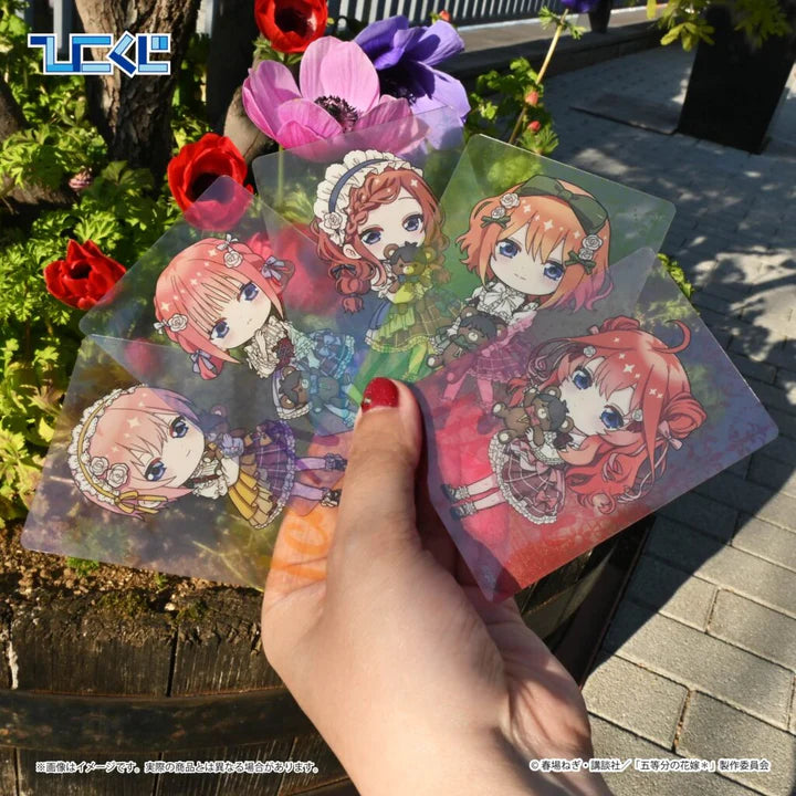 Hiko   Kuji   The   Quintessential   Quintuplets   -   J   Prize   Hologram   &   Clear   Card   Set   Complete   Set   of   10   Types