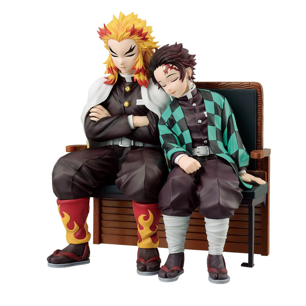 ICHIBAN   KUJI   DEMON   SLAYER   -   THE   CONNECTED   TRAIL   -   B   PRIZE   -   REVIBLE   MOMENT   KAMADO   TANJIRO   &   RENGOKU   KYOJURO