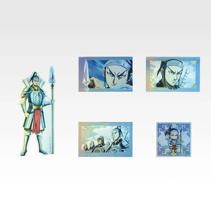 ICHIBAN KUJI KINGDOM THE ANIMATION THE TWO WHEELS OF WISDOM - HOLOGRAM STICKER FULL SET LOT I