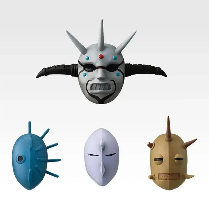 ICHIBAN KUJI KINGDOM THE ANIMATION THE TWO WHEELS OF WISDOM - MASK MAGNET FULL SET LOT E