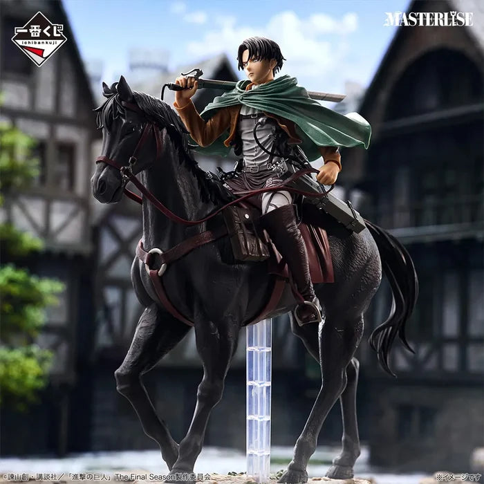Ichiban   Kuji   Attack   on   Titan   Dedicate   Your   Heart   -   Last   One   Prize   Levi   Ackerman   Humanity's   Strongest   Soldier   MASTERLISE   Figure