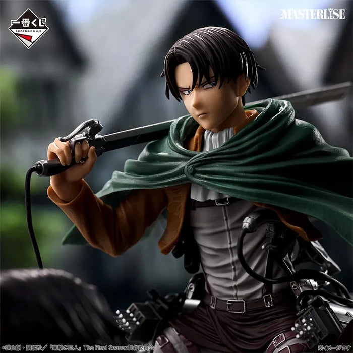 Ichiban   Kuji   Attack   on   Titan   Dedicate   Your   Heart   -   Last   One   Prize   Levi   Ackerman   Humanity's   Strongest   Soldier   MASTERLISE   Figure
