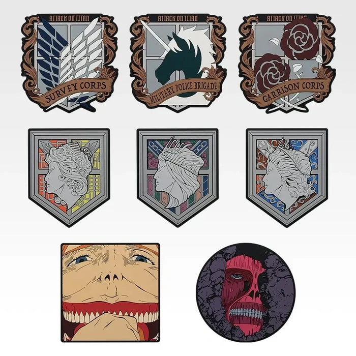 Ichiban   Kuji   Attack   on   Titan   Dedicate   Your   Heart   -   I   Prize   Rubber   Coaster   Collection   (8   Types)
