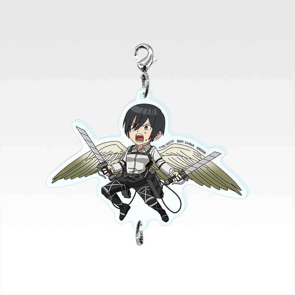 Ichiban   Kuji   Attack   on   Titan   Each   Person's   Determination   -   F   Prize   Connectable   Acrylic   Charms   Complete   Set   of   8   Types